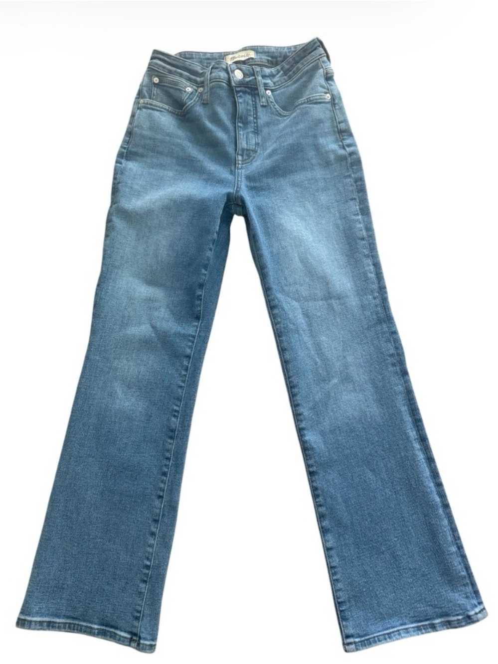 Madewell Mid-Rise Kick Out Bootcut Jeans Women’s Size 27 Medium Blue Wash